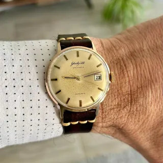 Glashütte 36mm Yellow gold