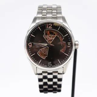 Hamilton Jazzmaster Open Heart H327050 42mm Stainless steel Black