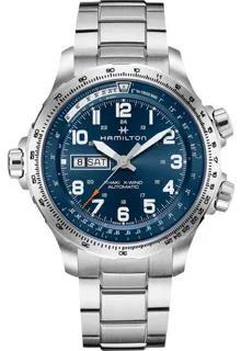 Hamilton Khaki Aviation H77765141 45mm Stainless steel Blue