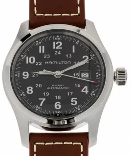 Hamilton Khaki Field H70555533 42mm Stainless steel Black