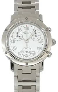 Hermès Clipper CL1.310 31mm Stainless steel White