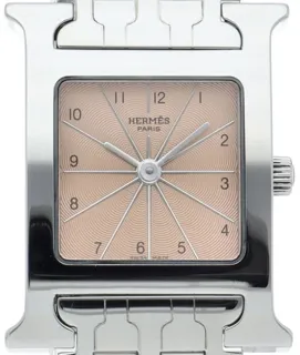 Hermès Heure H HH1.210 30mm Stainless steel Pink