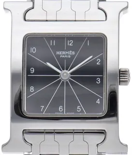 Hermès Heure H HH1.210 30mm Stainless steel Black