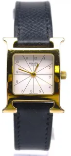 Hermès Heure H HH1.210 21mm Yellow gold White