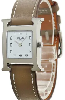 Hermès Heure H HH1.210 30mm Stainless steel White