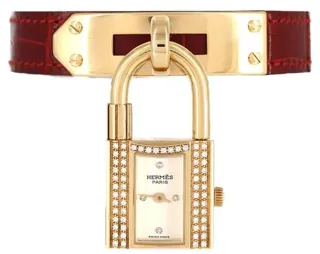 Hermès Kelly Yellow gold Silver