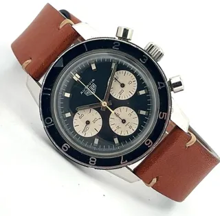 Heuer 2446 Stainless steel Black