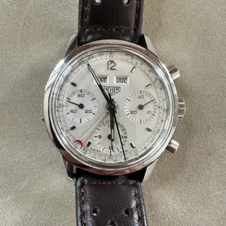 Heuer 2547S 36mm Stainless steel Silver