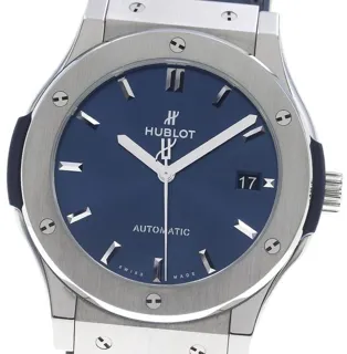 Hublot Classic Fusion 511.NX.7170.LR 46mm Titanium Blue