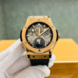 Hublot Classic Fusion Aerofusion 547.OX.0180.LR 42mm Yellow gold Skeletonized