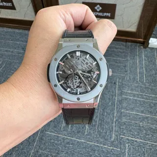 Hublot Classic Fusion Ultra-Thin 515.NX.0170.LR 45mm Titanium Skeletonized