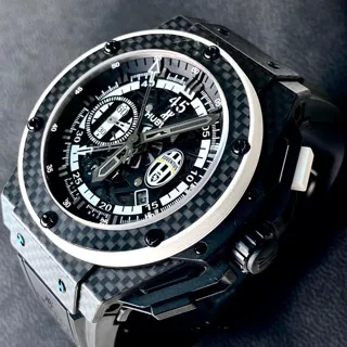 Hublot King Power 716.QX.1121.VR.JUV13 48mm Carbon fiber Skeletonized