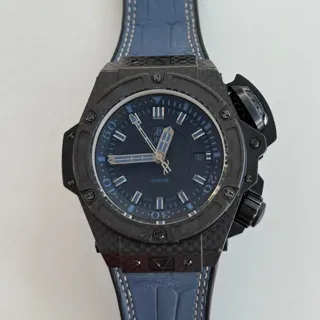 Hublot King Power 731.QX.1190.GR.ABB12 48mm Carbon fiber Black