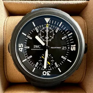 IWC Aquatimer IW379502 44mm Stainless steel and Rubber Black