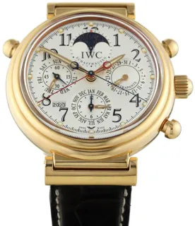 IWC Da Vinci Perpetual Calendar IW3750 41mm Yellow gold