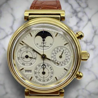 IWC Da Vinci Perpetual Calendar IW3750 (DA  ) 39mm Yellow gold White