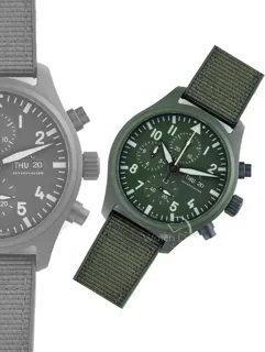 IWC Pilot Chronograph Top Gun IW389106 44.5mm Ceramic Green