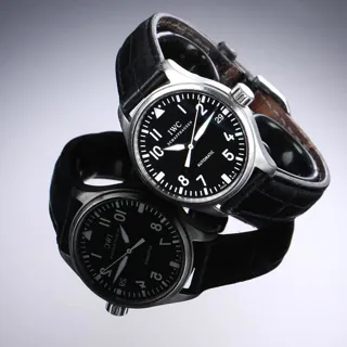 IWC Pilot IW3256-01 34mm Stainless steel Black