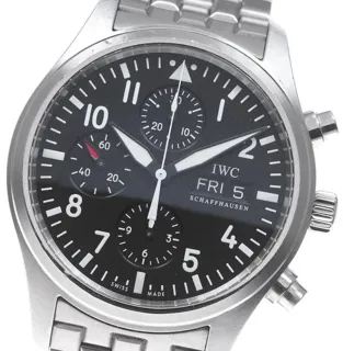 IWC Pilot IW371704 42mm Stainless steel Black