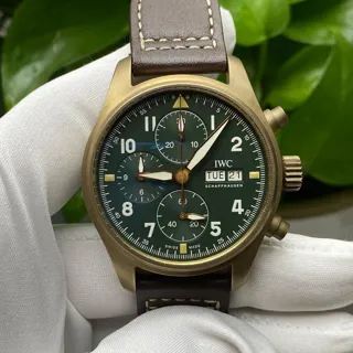 IWC Pilot IW387902 41mm Bronze Green