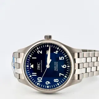 IWC Pilot Mark IW327014 40mm Stainless steel Blue