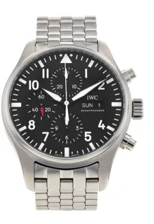 IWC Pilots IW377710 Stainless steel Black