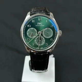 IWC Portugieser IW3442-07 42.5mm Stainless steel Green