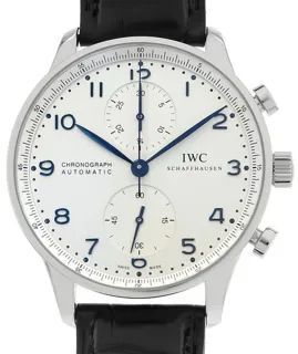 IWC Portugieser IW371446 40.9mm Stainless steel Blue