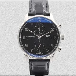 IWC Portugieser IW371609 41mm Stainless steel Black