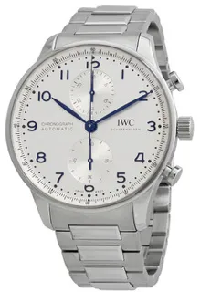 IWC Portugieser Chronograph IW371617 Stainless steel Silver