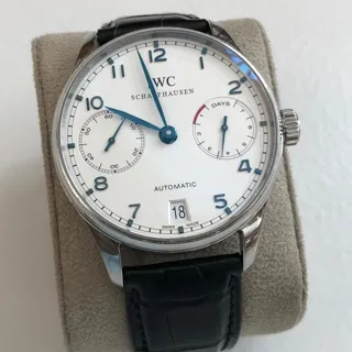 IWC Portugieser IW500107 42mm Stainless steel Silver