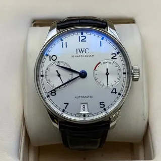 IWC Portugieser IW500705 42.5mm Stainless steel Silver