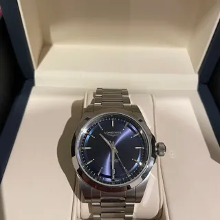 Longines Conquest L37204926 38mm Stainless steel Blue