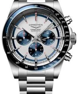 Longines Conquest L3.835.4.98.6 42mm Stainless steel White