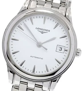 Longines Flagship L4.774.4 36mm Stainless steel White