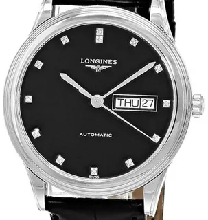 Longines Flagship L4.899.4.57.2 / L48994572 38.5mm Stainless steel Black