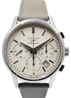 Longines Heritage L2.749.4.72.2 40mm Stainless steel Silver