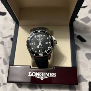 Longines HydroConquest L3.782.4.76.9 43mm Stainless steel Gray