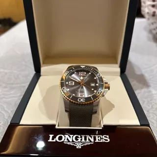 Longines HydroConquest l37823789 43mm Stainless steel Gray