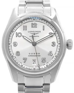 Longines Spirit L3.410.4.63.6 37mm Stainless steel Champagne