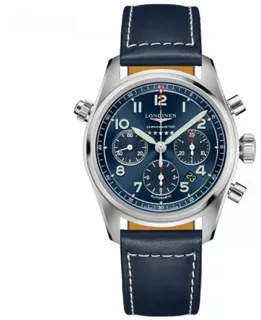 Longines Spirit L3.820.4.93.0 42mm Stainless steel Blue