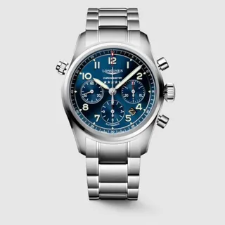 Longines Spirit L3.820.4.93.6 42mm Stainless steel Blue