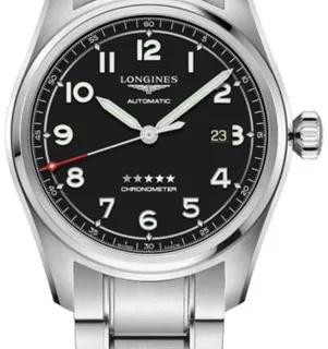 Longines Spirit L38114536 42mm Stainless steel Black