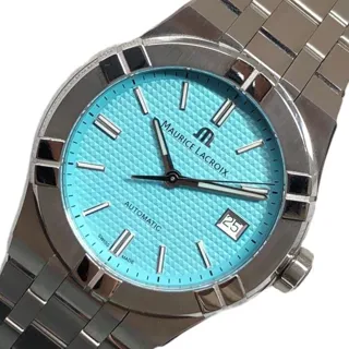 Maurice Lacroix Aikon Automatic AI6008-SS00F-431-C 42mm Stainless steel Turquoise