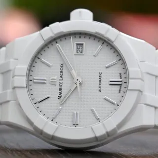 Maurice Lacroix AIKON AI6007-CRM72-130-7 39mm Ceramic White