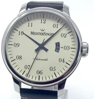 MeisterSinger Granmatik GM2.03 52mm Stainless steel