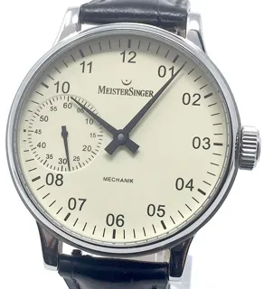 MeisterSinger Scrypto AM5.03 43mm Stainless steel White