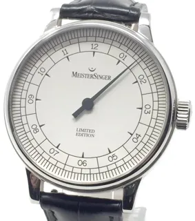 MeisterSinger ED205 43mm Stainless steel White