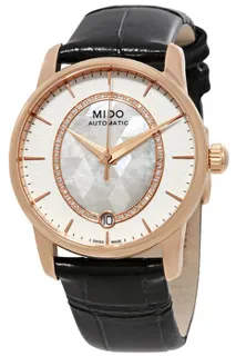 Mido Baroncelli M007.207.36.116.00 Rose gold and Stainless steel and PVD White