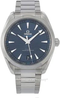 Omega Aqua Terra 220.10.41.21.03.001 41mm Stainless steel Blue